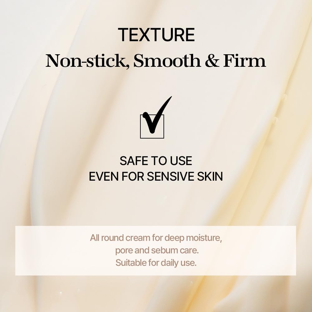 mixsoon Bean Cream - Intensive Moisture Face Cream For Smooth, Nourished Skin, Pore & Sebum Care - Korean Skincare For Glass Skin - Non-stick (1.69 fl.oz / 50ml)