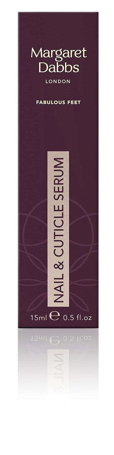 Margaret Dabbs London Nourishing Nail and Cuticle Serum - Oil for Nail Strengthener and Growth - Solution to Hydrate and Protect Nails - 0.5 oz
