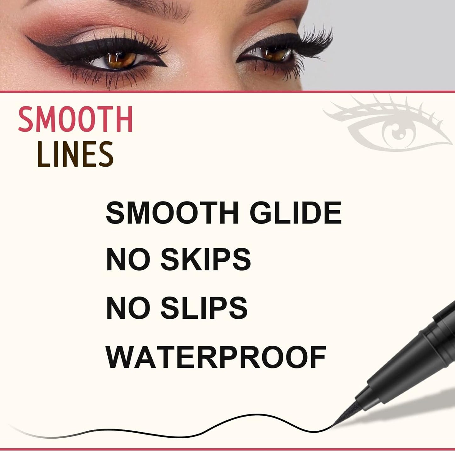 Eyebrow Pencil Makeup Kit, with Waterproof 2-IN-1 Microblading Eyebrow Pen, Eyebrow Pomade, Eyeliner and Dual-ended Eyebrow Brush, Brow Pencil Kit for Natural Eyebrows - Grey