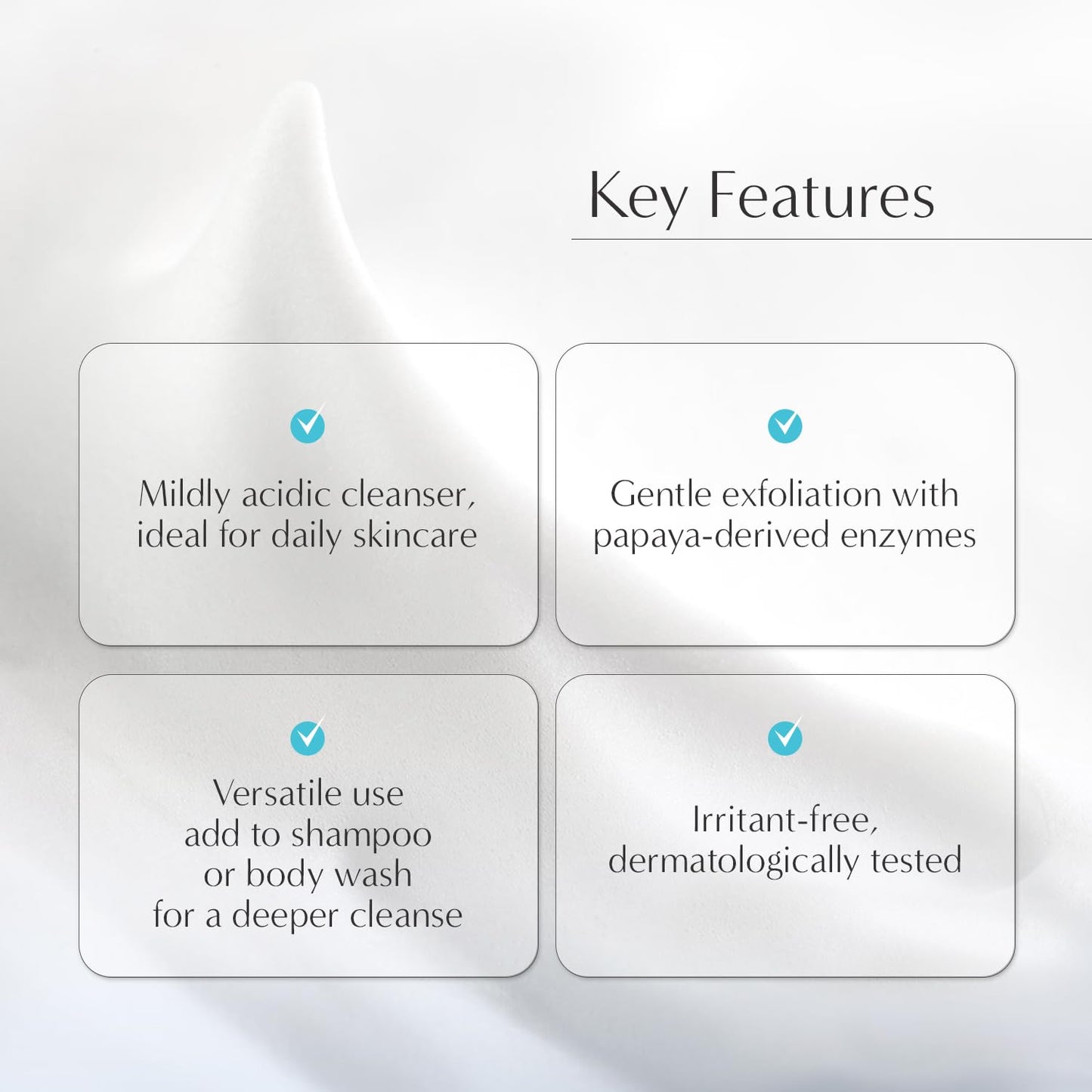 Petitfee B-Glucan Enzyme Wash, Facial Cleanser, Cleansing Powder with Papaya Extract Papain, Rice Ferment Extract for Gentle, Daily Exfoliation, Powder Soap, Cleansing Mask (80g (2.82o.z))