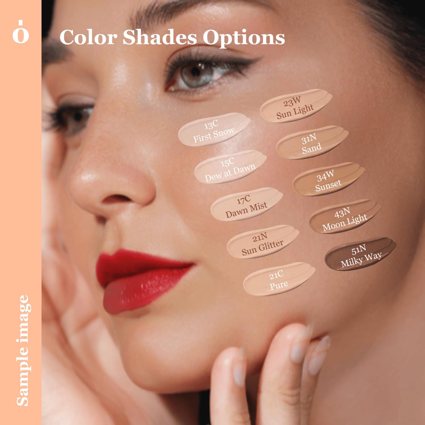 Skin Barrier Glow Cover Cushion, All-day Coverage, Glow Finish, Lightweight, Skincare-Like Texture, Non-cakey Makeup, Korean Cushion Foundation (#21C Pure, 0.15 oz)