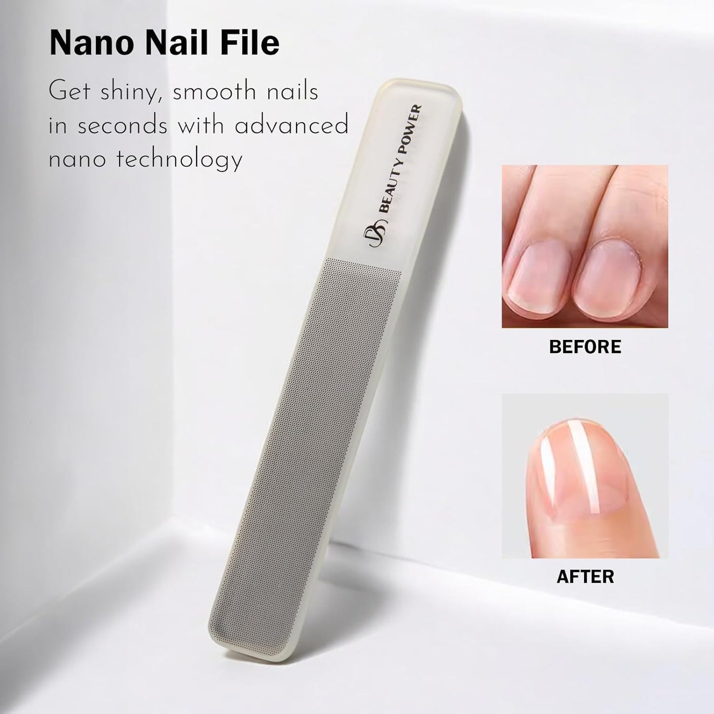 Cuticle Trimmer with Cuticle Pusher & Nano Nail File - Cuticle Nipper Cuticle Remover Nippers Professional Stainless Steel Clippers Pedicure Manicure Tools for Fingernails