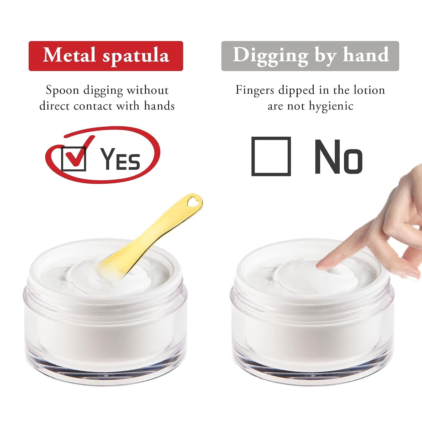 3 PCS Metal Cosmetic Spoon Skincare Spatula Stick Applicator Beauty Spa Mini Spoon Skin Care Facial Cream Mask Scoop Makeup Tools for Facial DIY Mask Mixing