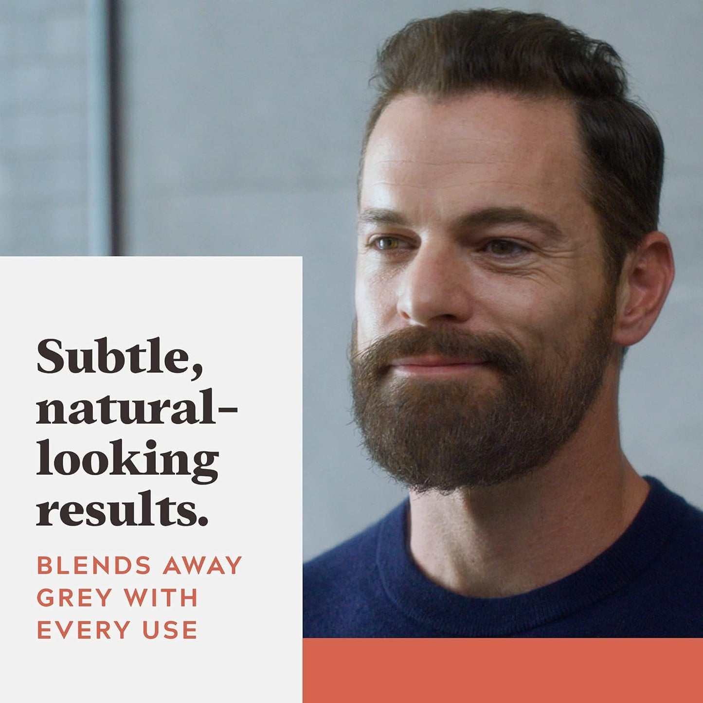 Just for Men Control GX Grey Reducing Beard Wash Shampoo with Keratin, Gradually Colors Mustache and Beard, Leaves Facial Hair Thicker Softer and Fuller, 4 Fl Oz - Pack of 3 (Packaging May Vary)