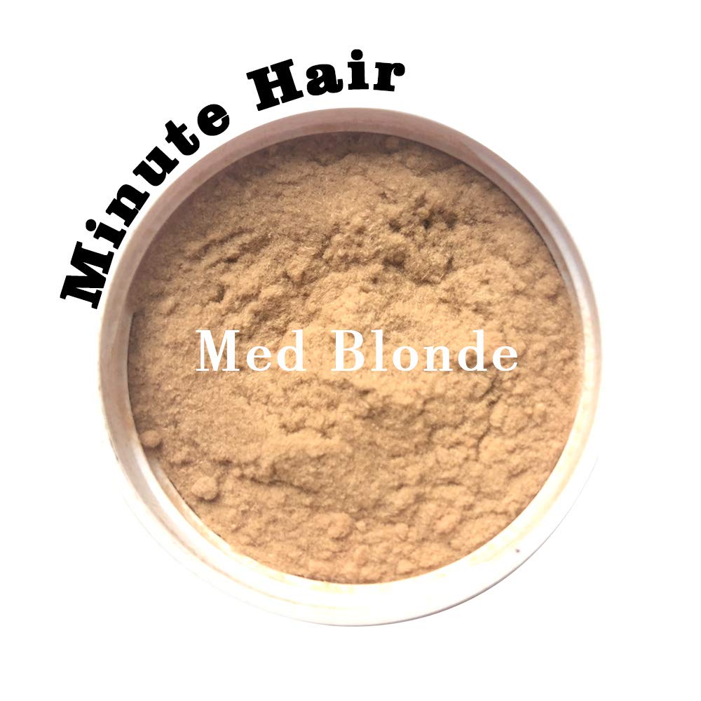 Hair Building Fibers Medium Blonde 57 Grams (2 oz) Minute Hair Refill Hair Loss Concealer That You Can Use for Your Bottles From Competitors Like Toppik, Xfusion (Medium Blonde)