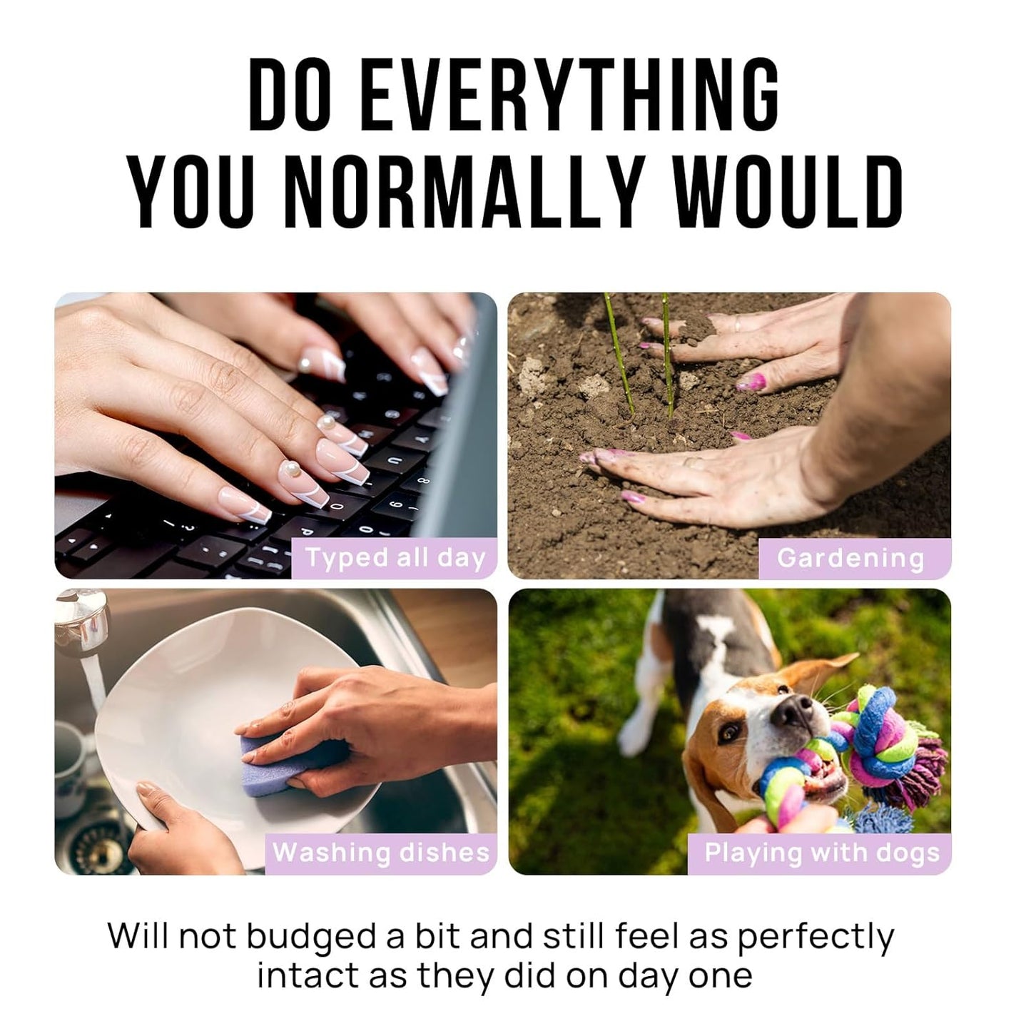 BTArtbox Press On Nails Short - Nude Square Nail Tips Glue On Nails, Reusable Stick On Nails in 15 Sizes - 30 Soft Gel Fake Nails Kit, Cinnamon