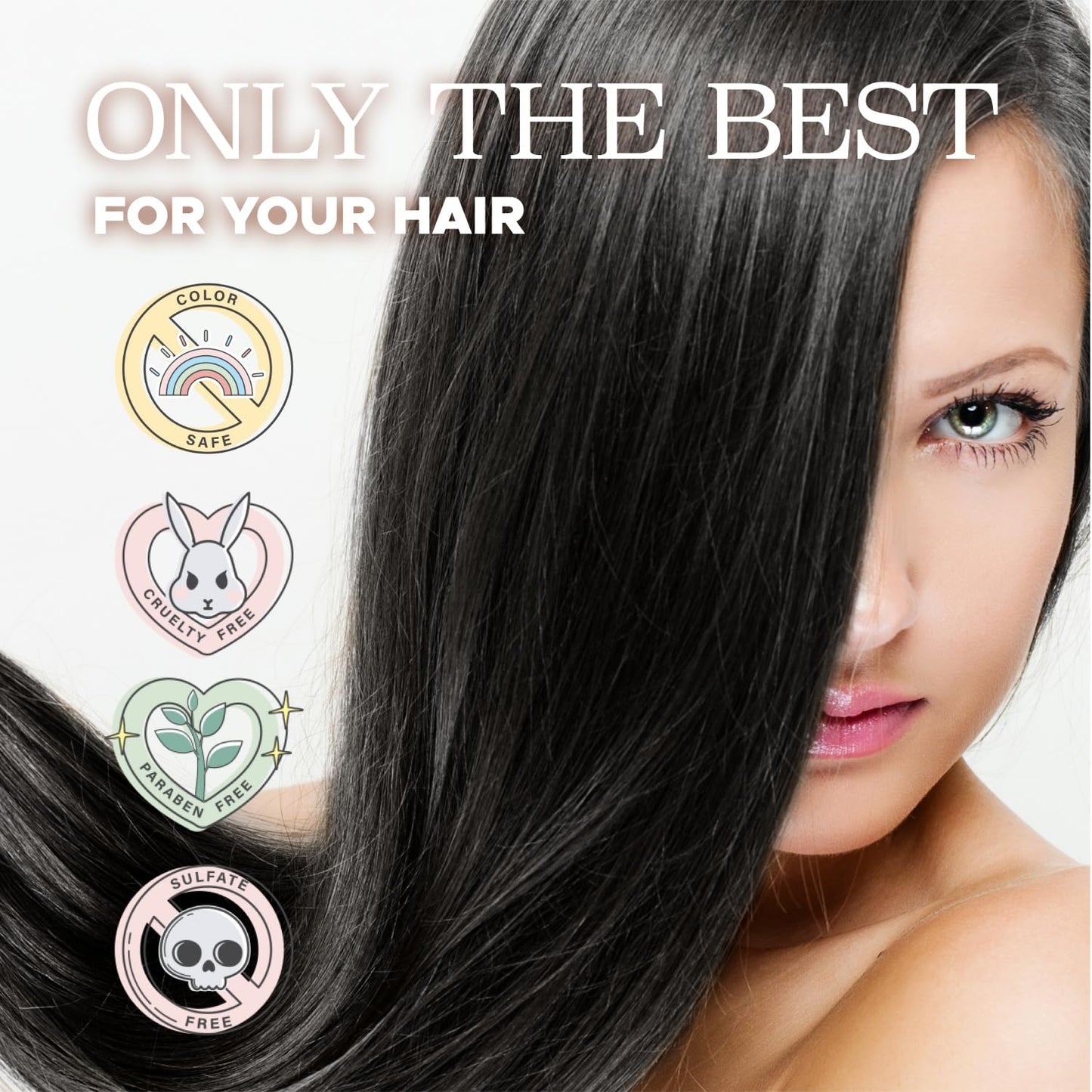 L LUSETA Argan Oil Hair Serum, 100% Pure Argan Oil for Frizzy Control Dry Damage , Repair, Shine Smoothing Strengthening & Nourishing, 3.38 Fluid Ounces