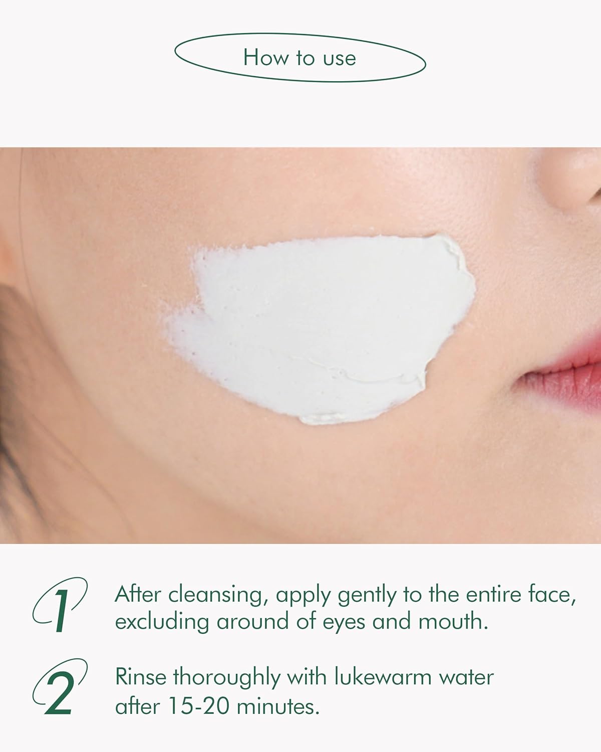 SKINCURE Vegan Seaweed Mud Mask, Korean skincare Blackhead Remover Clay Mask for Pore Cleansing with Kaolin & Bentonite, Oil Control & Gentle Exfoliation, 3.5oz