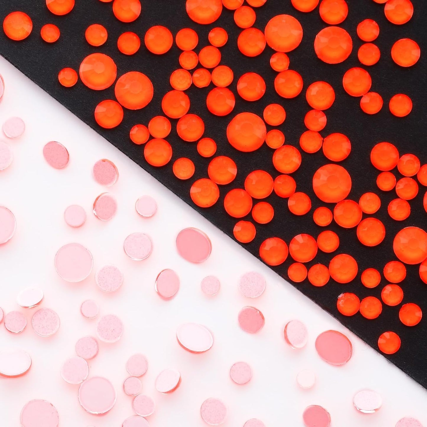 Neon Hyacinth Flatback Rhinestones, Glass Rhinestones for Nail Art and Craft, Glue Fix, Loose Crystal Gemstones(Neon Hyacinth, SS12, 1440pcs, 2.9-3.0mm)