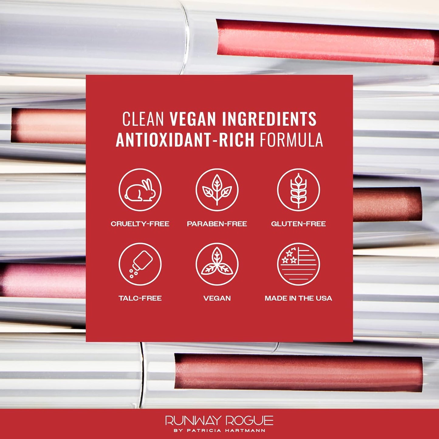 Runway Rogue LuxGloss Lip Gloss, High-Pigment Shimmery Pale-Nude Lip Gloss, ‘Photo Filter’