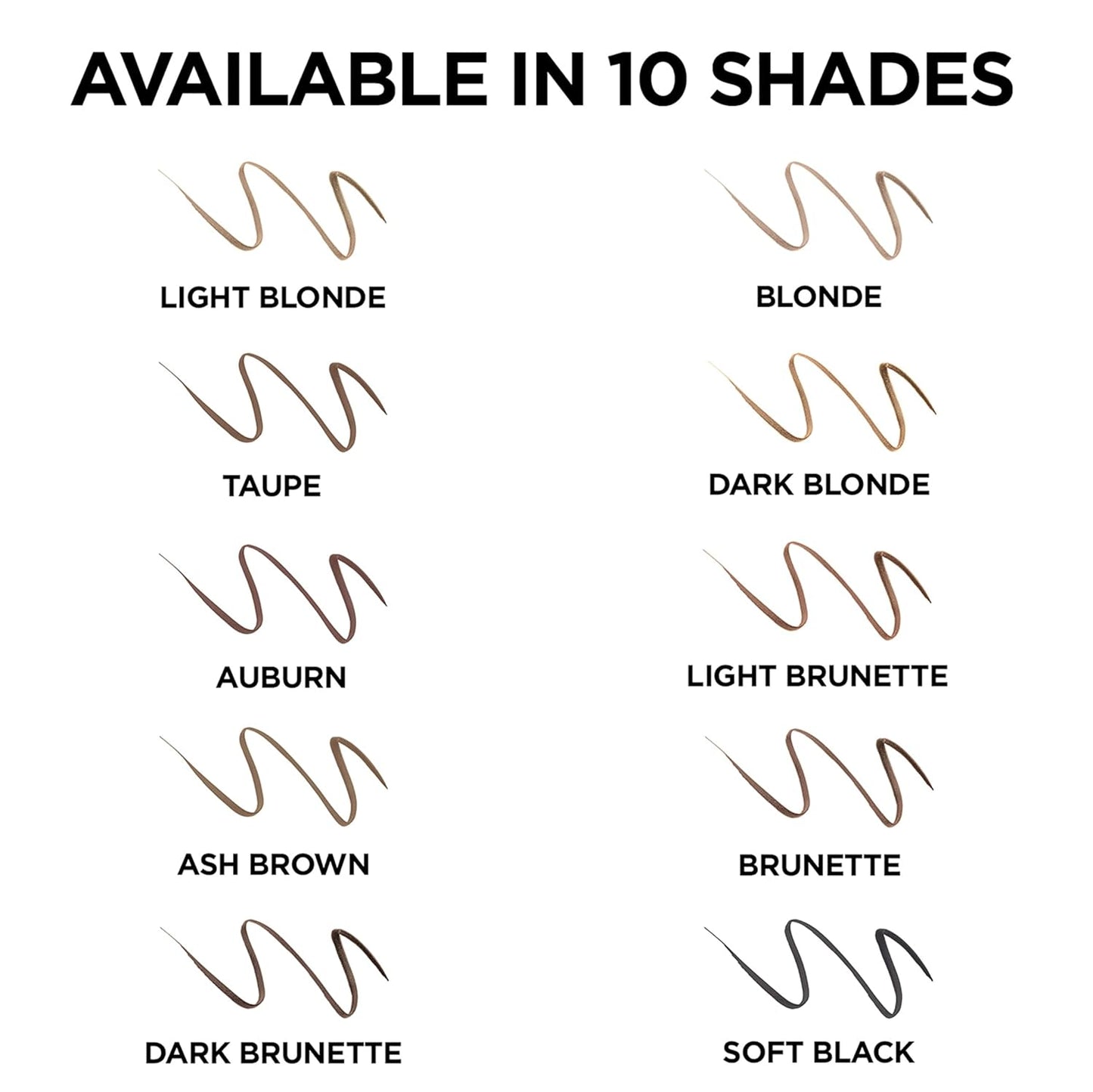 L'Oreal Paris Makeup Brow Stylist Definer Waterproof Eyebrow Pencil, Ultra-Fine Mechanical Pencil, Draws Tiny Brow Hairs and Fills in Sparse Areas and Gaps, Dark Blonde, 0.003 Ounce (Pack of 2)