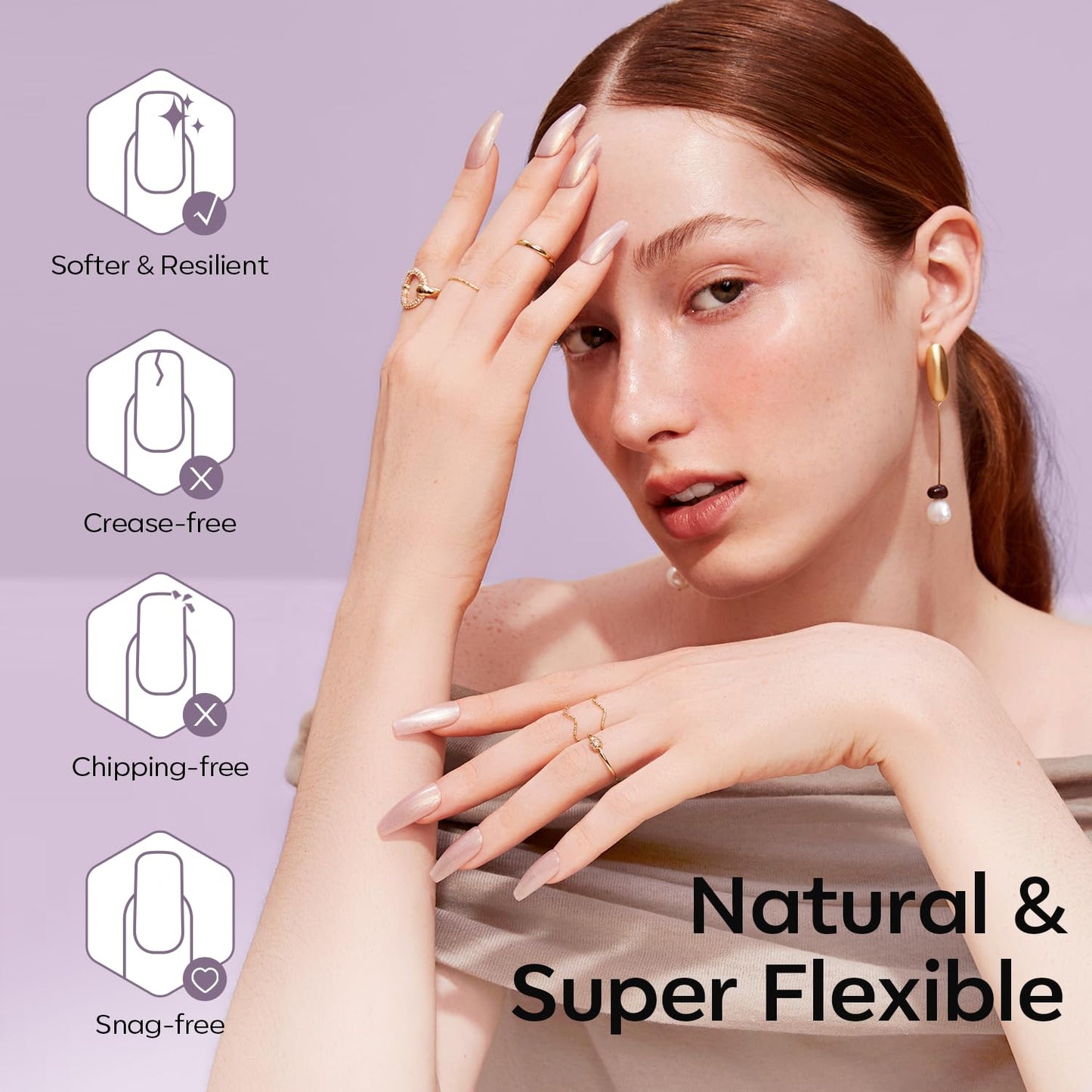 modelones Extra Short Square Fake Nail Tips - 510Pcs Full Matte Gel Tips Pre-shaped Full Cover Clear Acrylic Gel Kit False Press on Nails for Extension DIY Salon 15Sizes