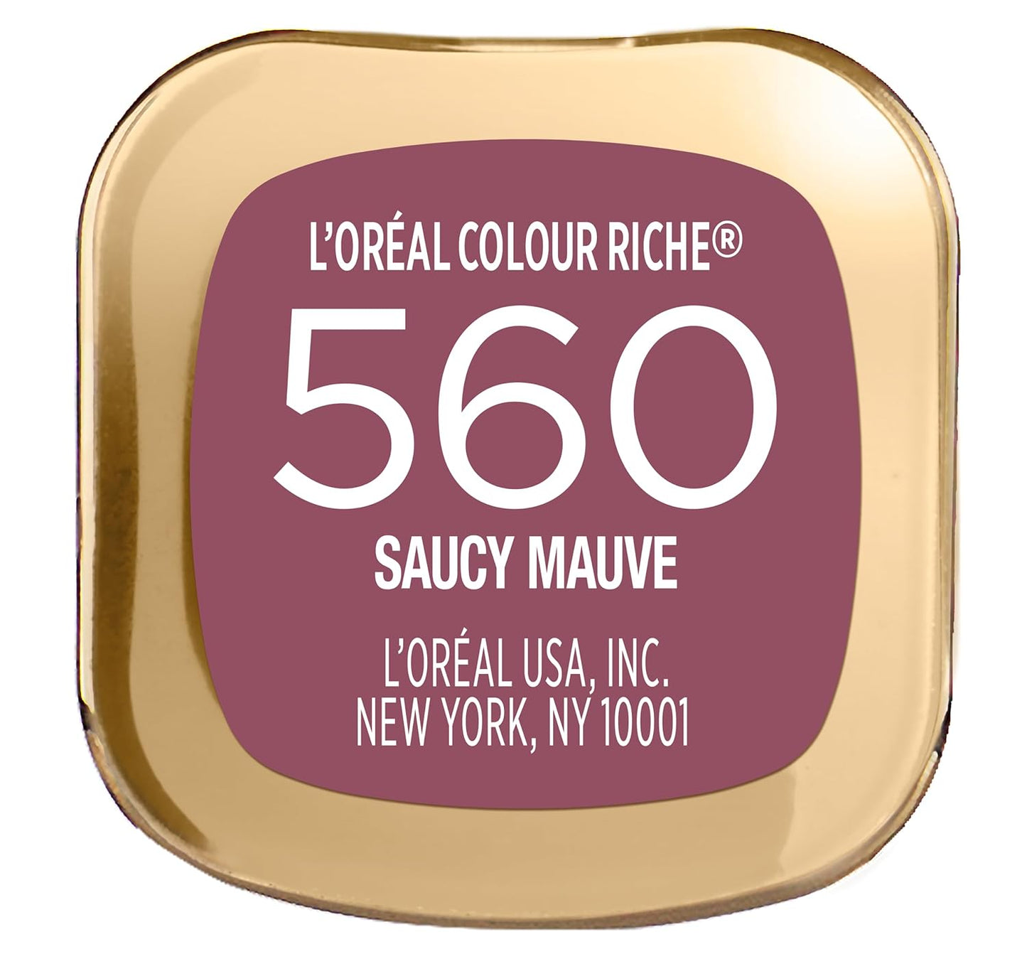 L'Oreal Paris Colour Riche Original Creamy, Hydrating Satin Lipstick with Argan Oil and Vitamin E, Saucy Mauve , 1 Count