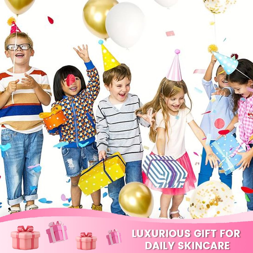 8 Pack Tomato Kids Face Mask,Pink Face Masks Skincare Spa Day Kit Supplies,Spa Party Favors for Teens Girls Women,Sheet Facial Mask Skincare Gifts Set,Moisturize Soothe for All Skin Types