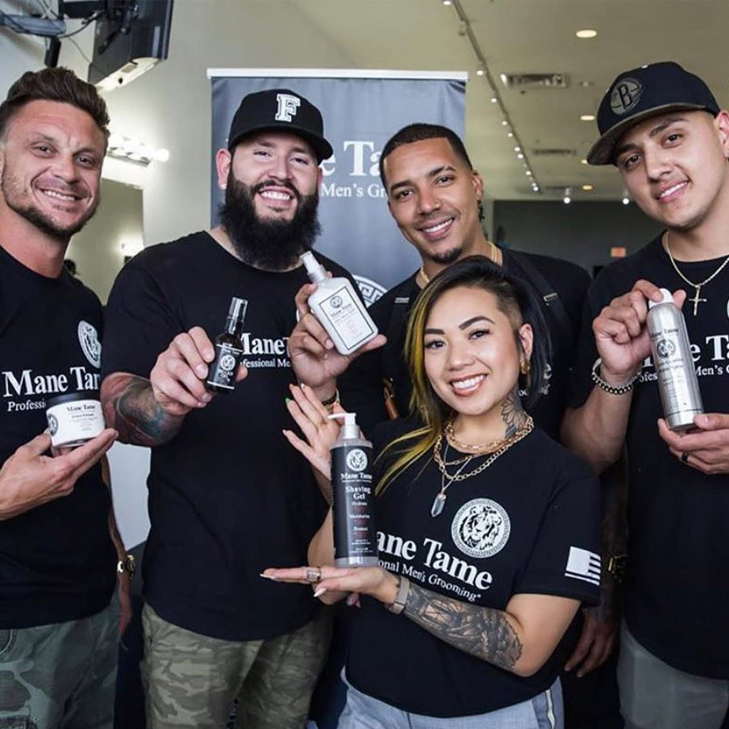 MANE TAME Beard Oil - Made with Certified Organic Hemp Oil - No Fuss Pump 1oz. Bottle - Softens Your Beard and Stops Itching - Great Beard Oil and Conditioner For Men