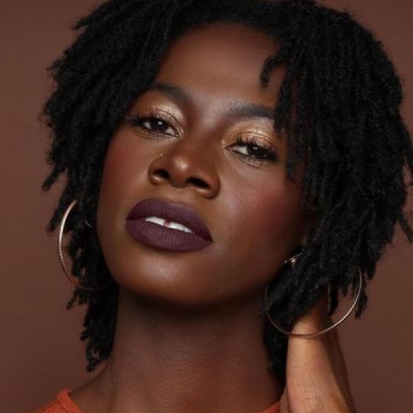 The Lip Bar - Nonstop Liquid Matte Lipstick, Drama Queen (Deep Eggplant) - High Pigment - One Swipe - Long Lasting - Jojoba Oil & Vitamin E - Vegan & Cruelty Free - Makeup & Cosmetics - .24 fl oz