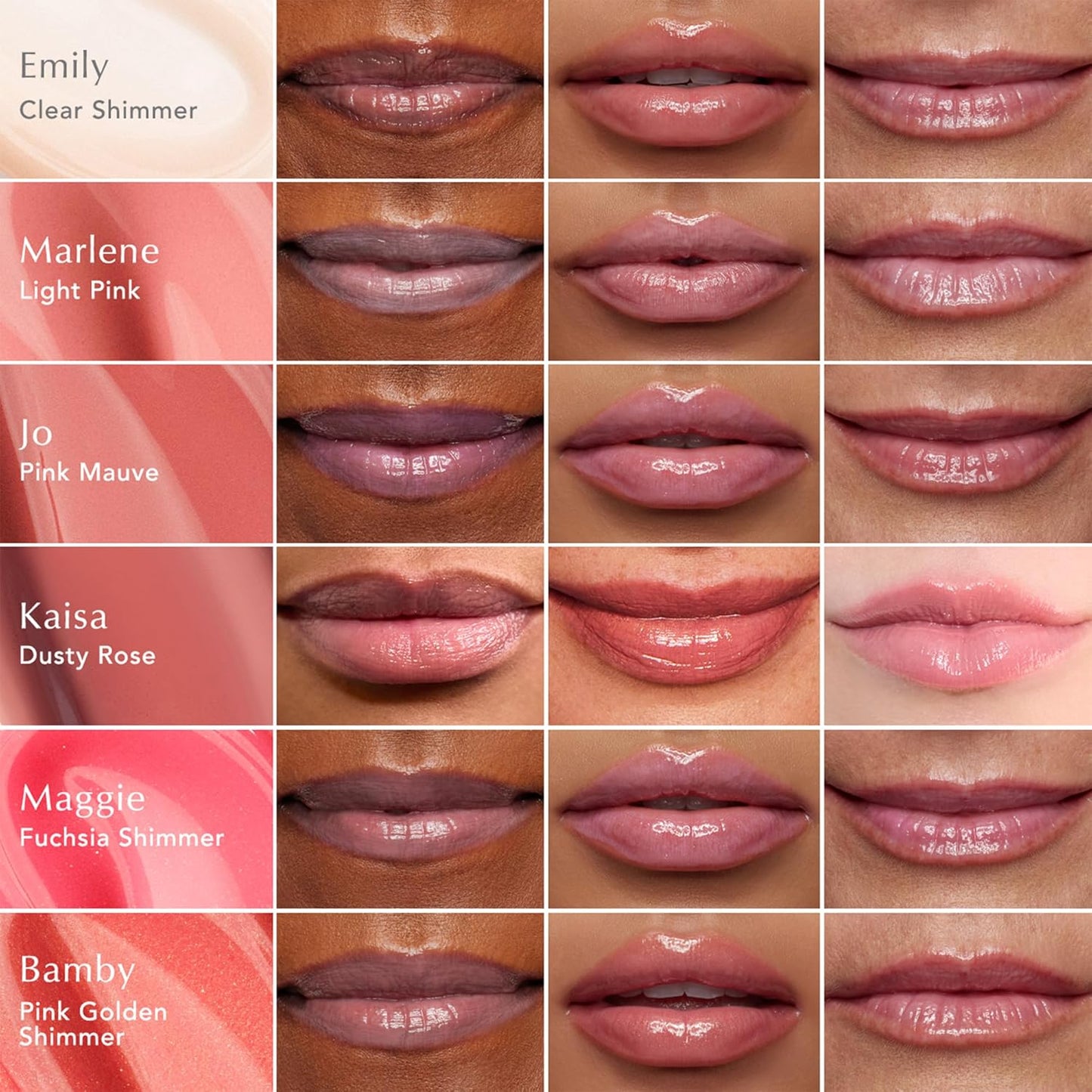 Thrive Causemetics Sheer Strength Lip Plumping Peptide Gloss, Lip Plumper with Vitamin E, Peptides, Plumps, Smooths & Hydrates Lips, High Shine, Vegan & Cruelty Free, Emily (Clear Shimmer)