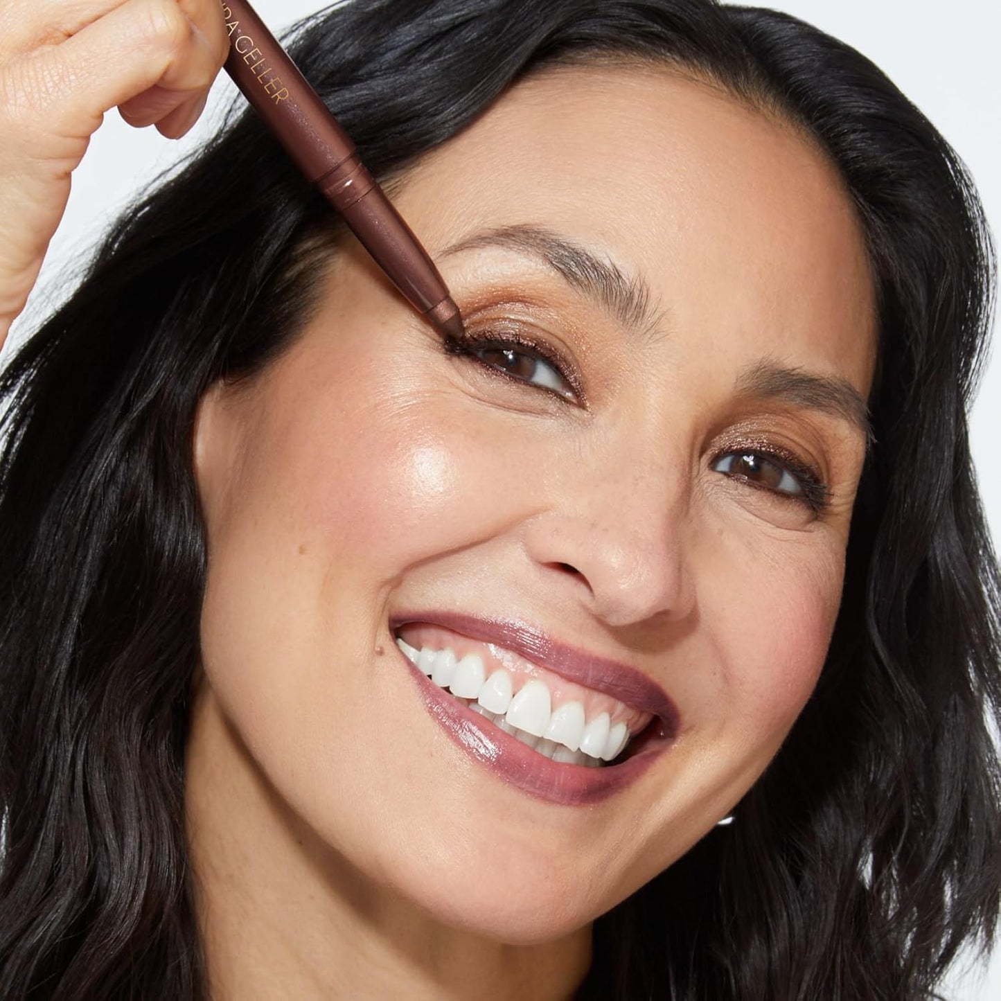 LAURA GELLER NEW YORK Kajal Longwear Kohl Eyeliner Pencil with Caffeine, Smooth & Blendable Makeup, Dark Brown