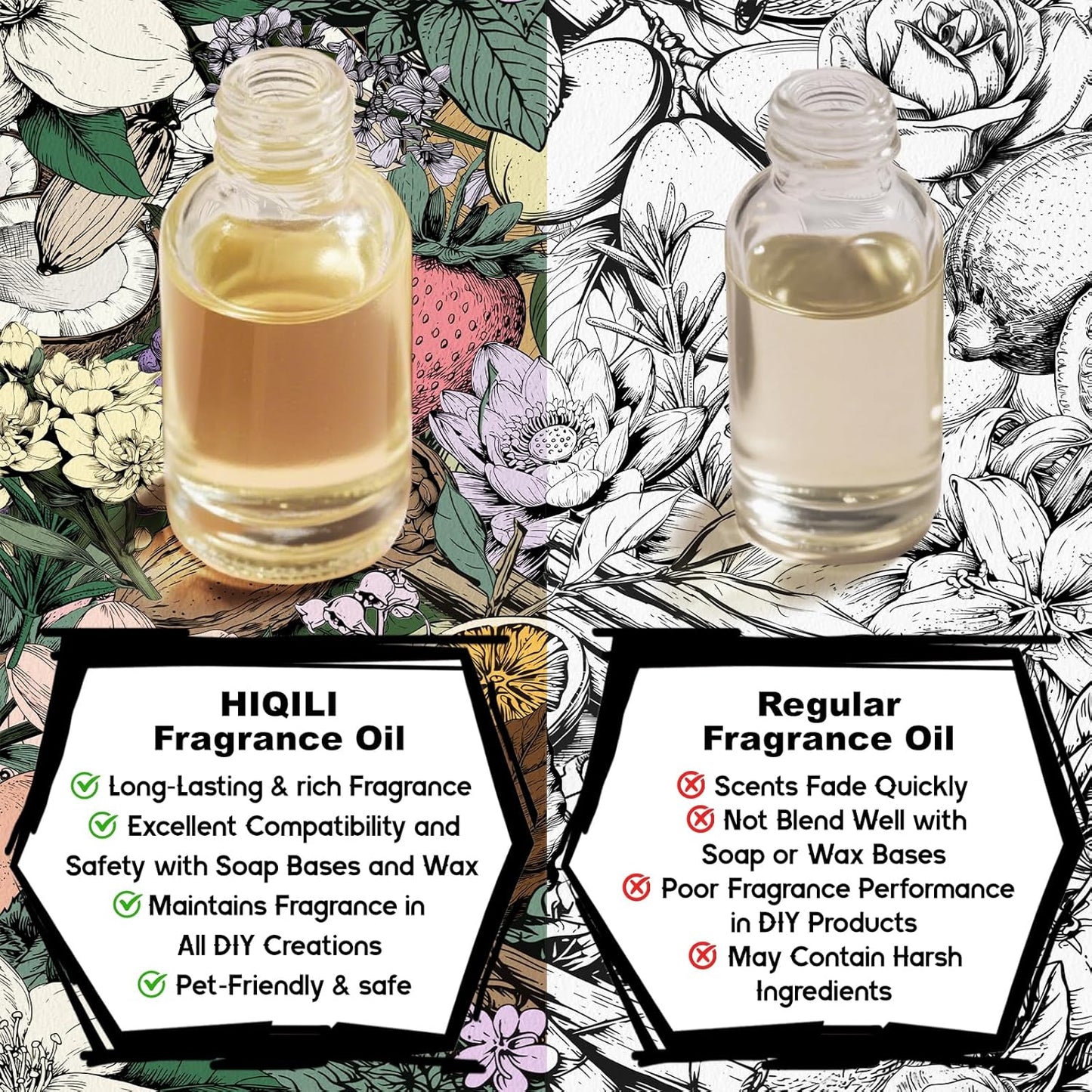 HIQILI Musky Rose Fragrance Oil for Hotel Diffuser, Luxury Scents, for Making Aromatherapy Candle, Perfume, Scented Home Decor- 5.07 Fl Oz