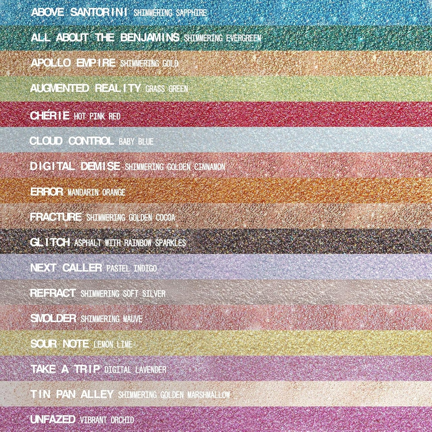 aboutface Fractal Glitter Eye Paint Apollo Empire – Smudge-Proof, Long-Lasting Liquid Eyeshadow – Intense Sparkle with Mousse Texture – Vegan, Cruelty-Free – 0.13oz (Gold)