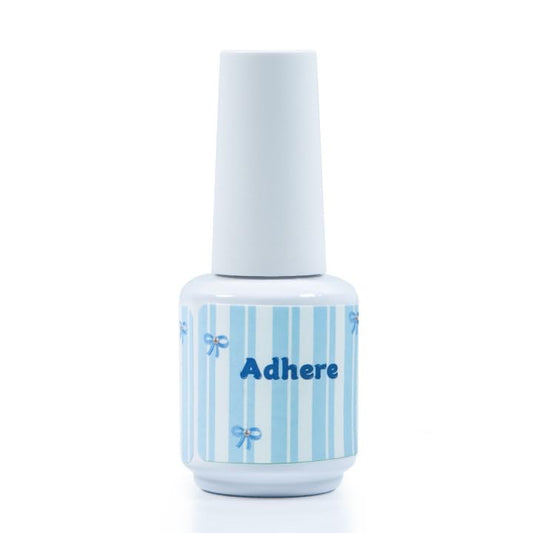 ADHERE Gel Polish 15ml No Wipe Gel Top Coat for Chrome Nail Powder, High Gloss Gel Shine Finish and Long Lasting, Soak Off with Nail Lamp,Perfect for Beautiful Nail Designs