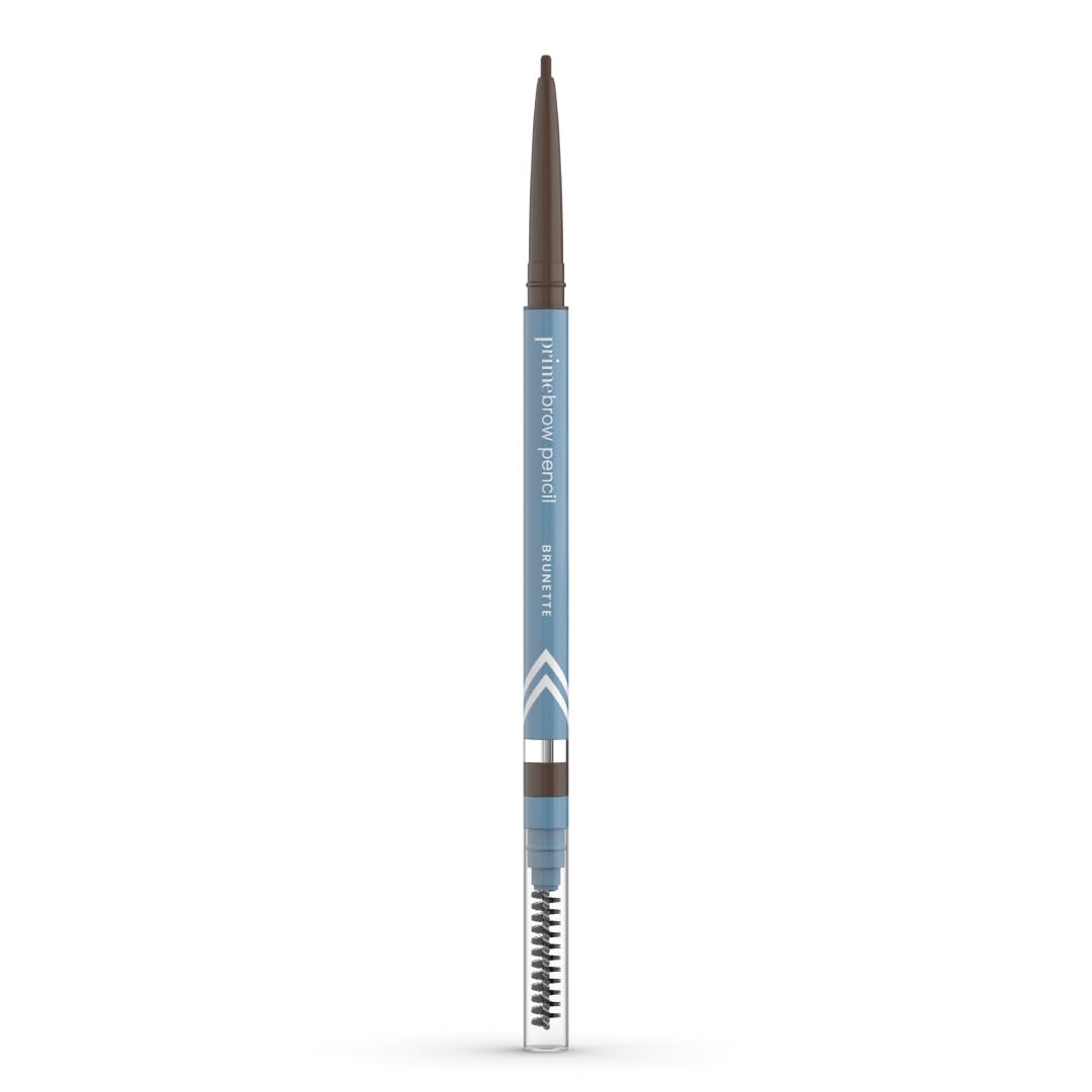 PrimeBrow Pencil for Mature Women – Ultra-Precise Tip for Natural, Hair-Like Strokes – Smudge-Proof & Long-Lasting Wear – Great for Thinning, Sparse, or Graying Brows (Brunette)