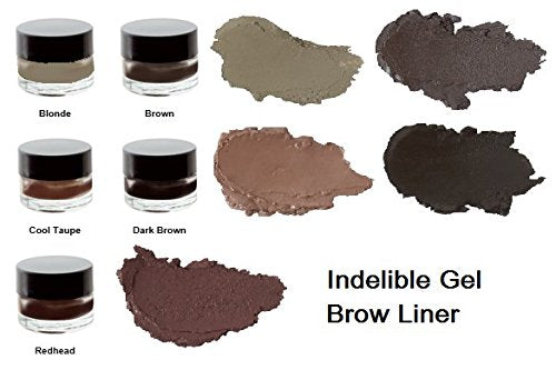 Jolie Waterproof Indelible Gel Brow Liner Definer (Dark Brown)