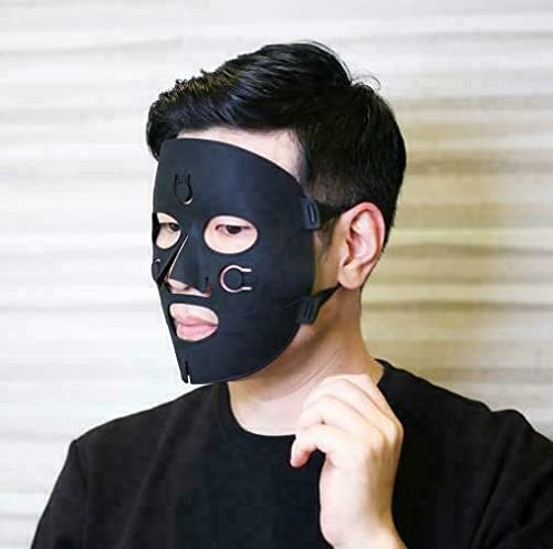 TheMogan Bandivita Facial Micro Galvanic Cell Silicon Mask Hydration 140% Absorption Skin Care Blue