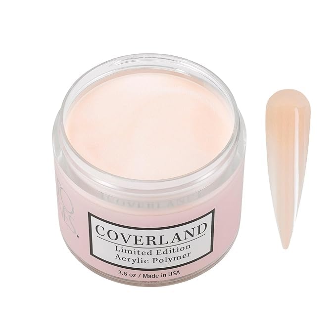 Coverland Acrylic Powder 3.5oz "Peachy Nude" - Limited Edition