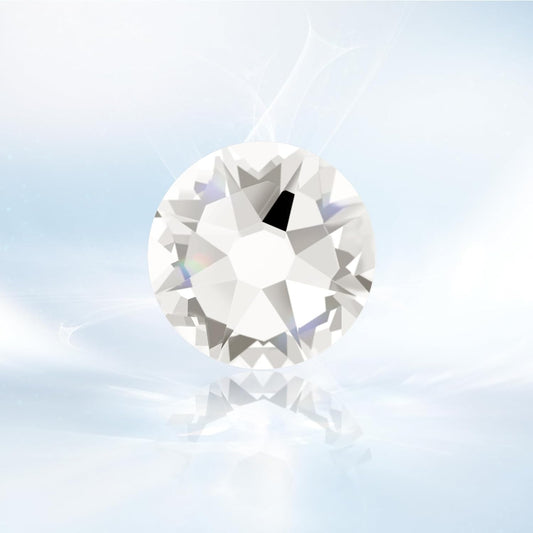 Novani Clear Rhinestones 144pcs Flat Back Round Rhinestone Style 2088 Sparkly Crystal Gemstones for Nail Art and Crafting SS40,8.4-8.7mm