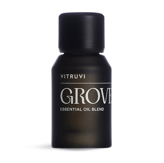Vitruvi Grove, Grounding Essential Oil Blend, 100% Pure Pine, Fir, Spruce and Cedarwood Oil (0.5 fl.oz)