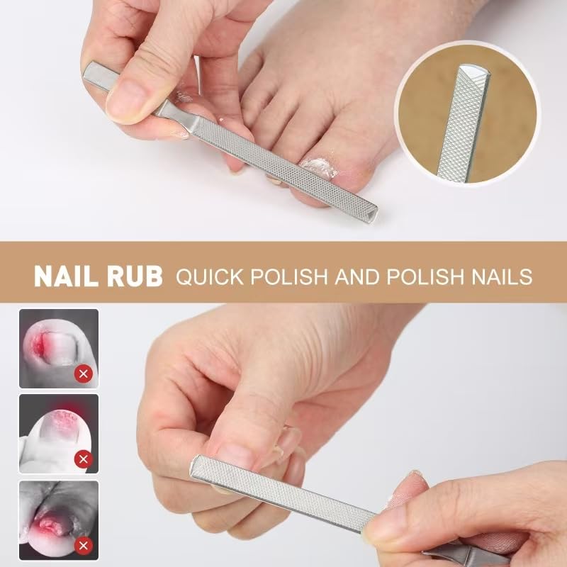 Stainless Steel Ingrown Toenail Pedicure Knife Set,Professional Foot Skin Scraper Repair Sharp Blade Kit For Nail Corn Callus Paronychia Treatment. (5)