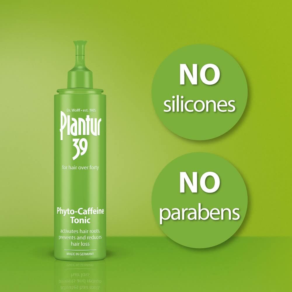 Plantur 39 Phyto Caffeine Tonic Concentrate I Topical Scalp Solution I For Women's Thinning Hair I Promotes Natural Hair Growth I (6.76 Oz)