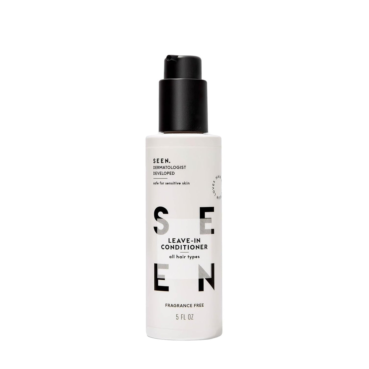 SEEN Leave-In Conditioner, Fragrance Free - Leave-In Hair Conditioner & Heat Protectant Spray- Detangles & Hydrates- No Parabens, Sulfates or Phthalate