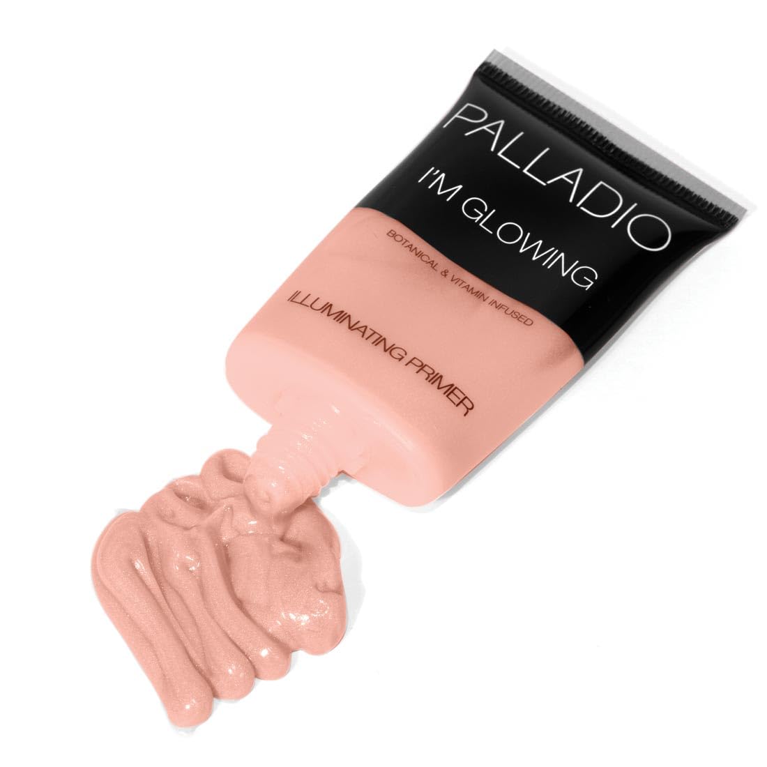 Palladio I'm Glowing Illuminating Primer, Pearly Pink Makeup Primer for Face, Contains Aloe Vera, Grape Seed Oil, Green Tea, Brightens Complexion, Combats Wrinkles, Fine Lines & Pores
