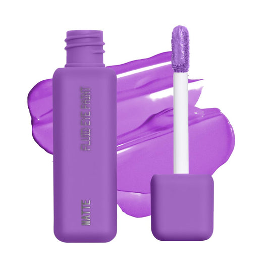 about-face Matte Fluid Eye Paint New Karma – High-Pigment Liquid Eyeshadow, Long-Lasting, No-Budge Matte Finish, Vegan & Cruelty-Free (Bright Purple)