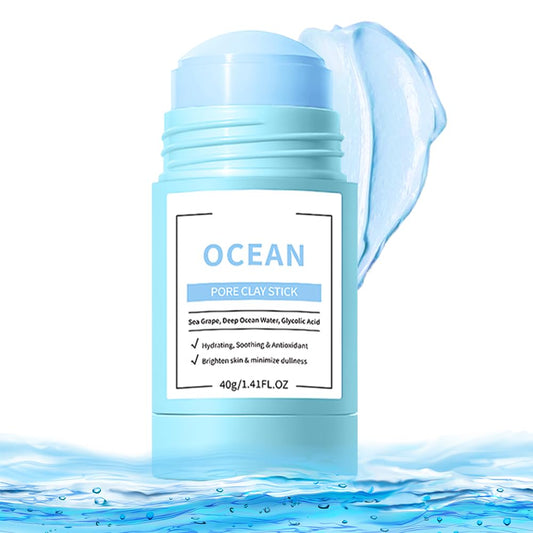 Clay Mask For Face Skincare, Blackhead Remover Face Mask with Blueberry Extract, Deep Pore Cleansing, Moisturizing, Skincare Facial Mask for Refining Pores and Controlling Oil, 40g/1.35oz