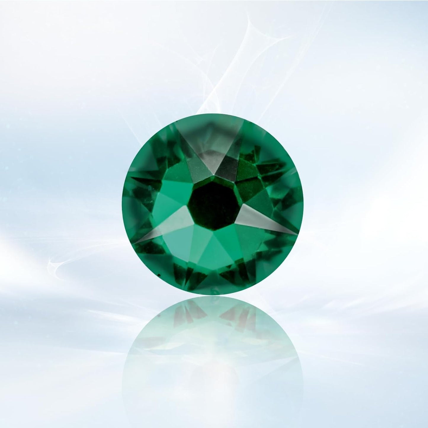 Novani Malachite Green Rhinestones 1440pcs Flat Back Round Rhinestone Style 2088 Sparkly Crystal Gemstones for Nail Art and Crafting SS16,3.8-4.0mm