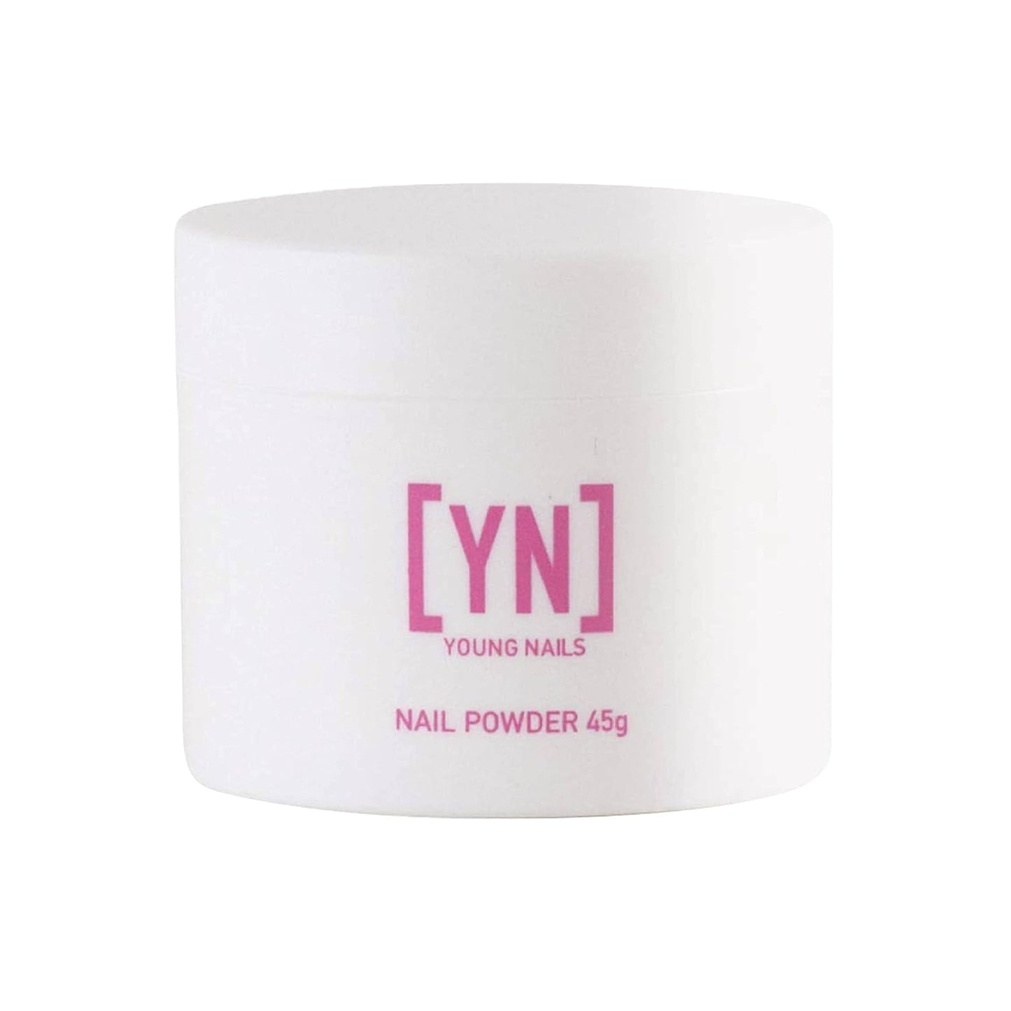 Young Nails Acrylic Core Powder - Self-Leveling Acrylic Nail Powder, Clear Nude Pink White Acrylic Powder for Nail Extenstion, Professional Grade, Superior Adhesion, Color - White, 45g