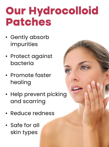 Pavari Acne Patches - Transparent Pimple Patch for Face |Treatment for Zits and Blemishes | Hydrocolloid Acne Patch | Breakout Spot Treatment | (36 Count)