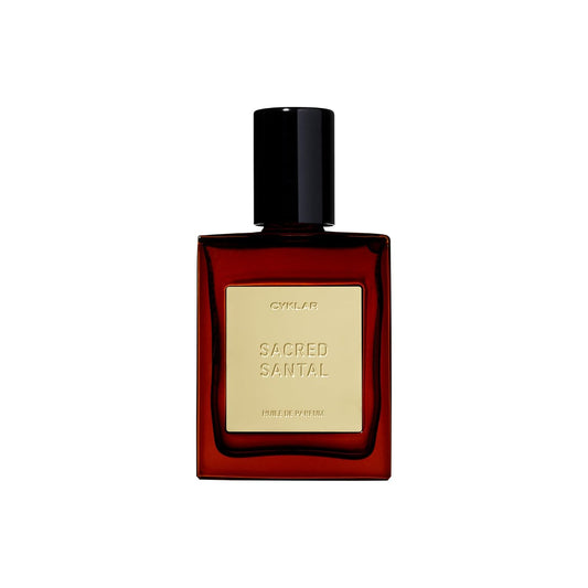 Perfume Oil Roll-on. Travel-Friendly Sacred Santal Fragrance with Bergamot, Amber, and Musk Notes. Long-Lasting Essential Oil Parfum for Women and Men. 0.5 Fl Oz Scented Rollerball Bottle