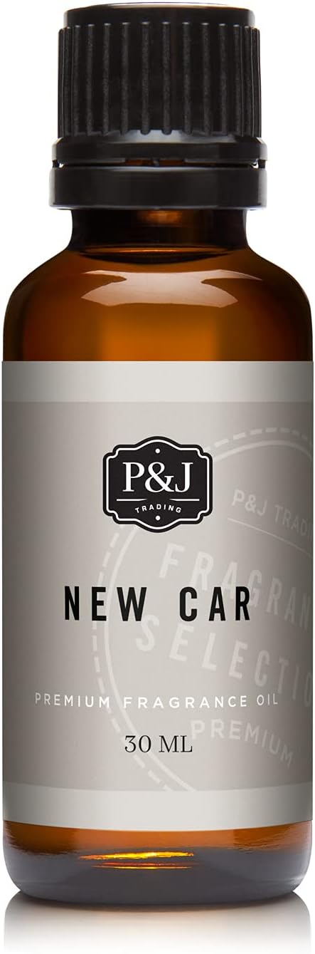 P&J Fragrance Oil | New Car Oil 30ml - Candle Scents for Candle Making, Freshie Scents, Soap Making Supplies, Diffuser Oil
