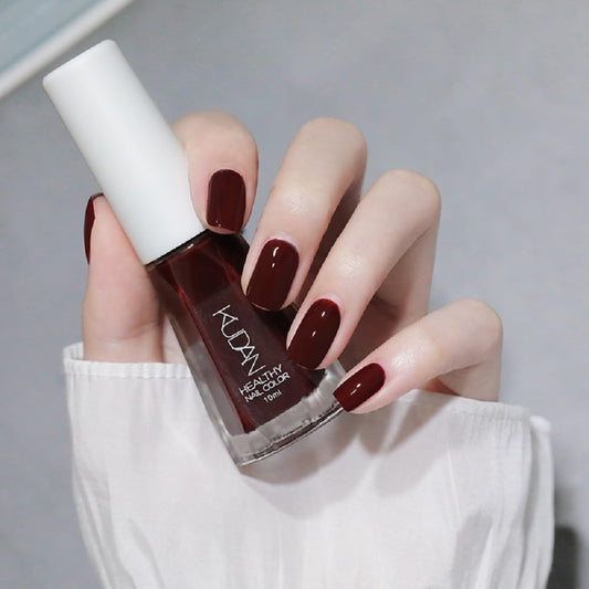 Nail Polish set - Nail Lacquer Quick Dry, Full Size, Vibrant, Colorful, Trendy, Glitter, Glossy, Metallic, Matte Nail Art Nail Shades (N30 Cherry red, 52g)