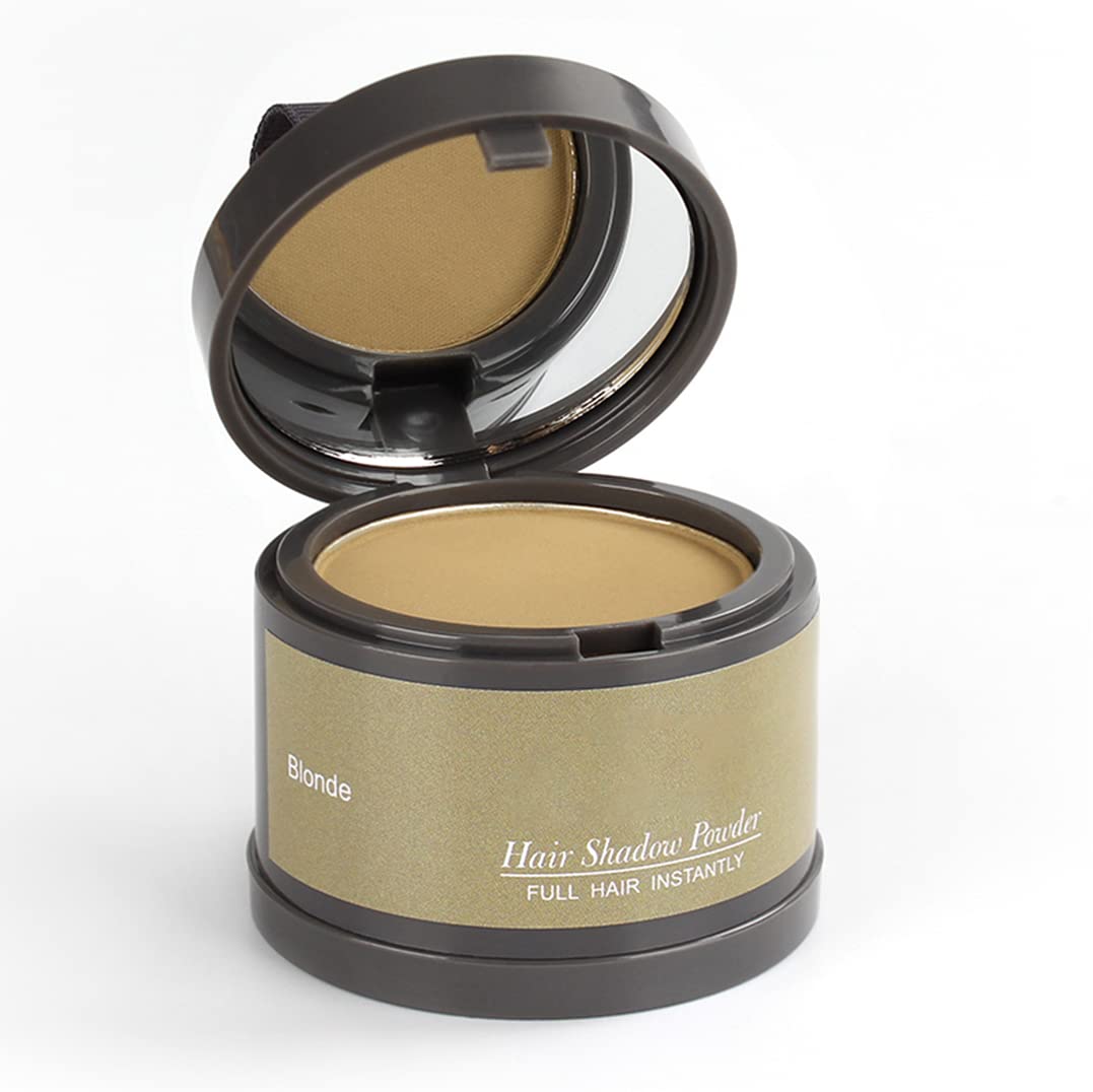 Hairline Powder (Blonde) - Instantly Conceal Gray Roots, Thin Hair Touch-Up, Hair Color Shadow Cover, 4g