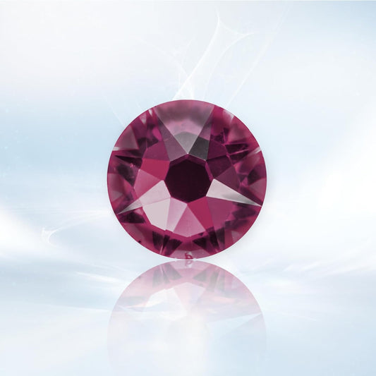 Novani Purple Rhinestones 1440pcs Flat Back Round Rhinestone Style 2088 Sparkly Crystal Gemstones for Nail Art and Crafting SS16,3.8-4.0mm