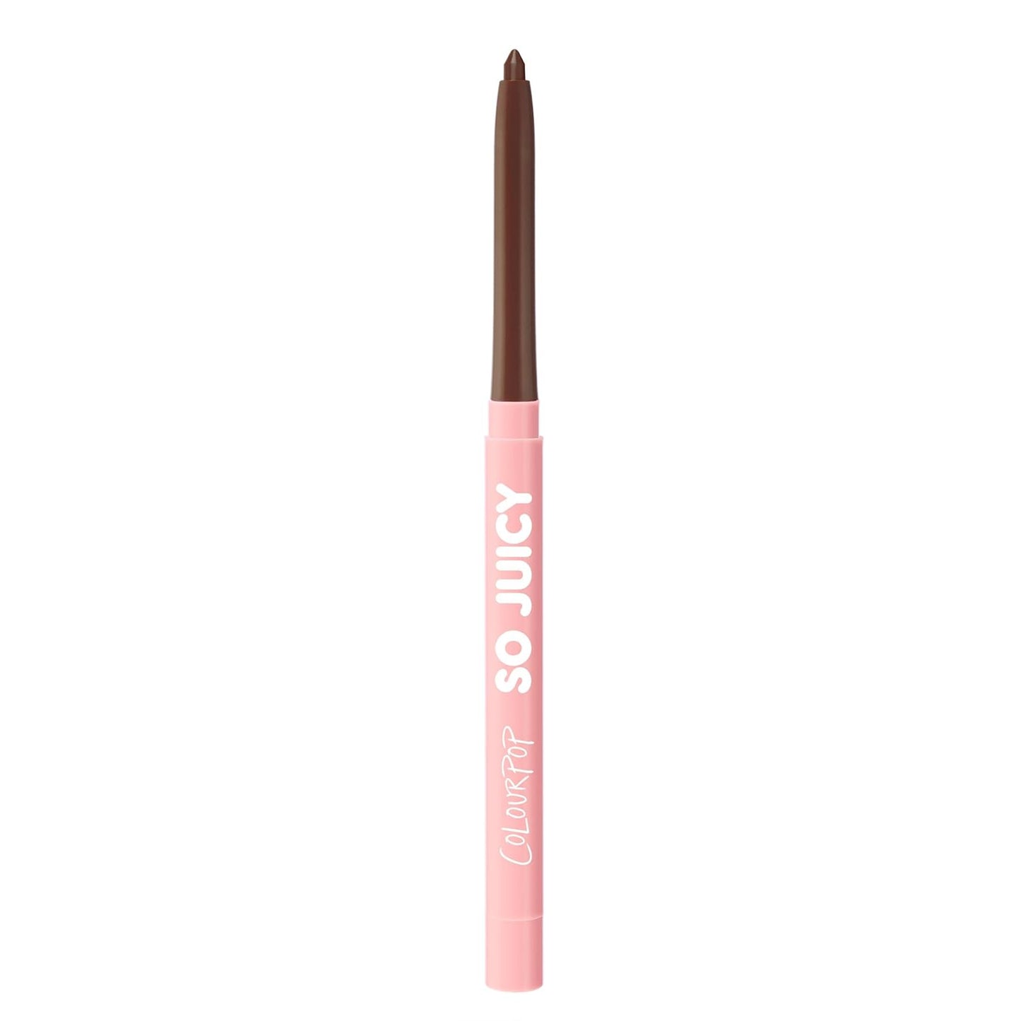 ColourPop So Juicy Plumping Lip Liner with Peptides - Long Lasting Lip Liner for Visibly Plumped & Shaped Lips - Enriched with Smoothing Ceramides & Peppermint - Mocha Latte (0.01 oz)