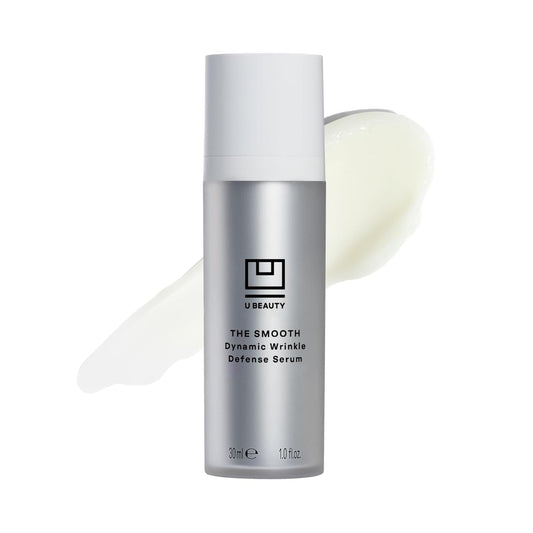 U Beauty The SMOOTH Dynamic Wrinkle Defense Serum - Multi-Peptide Complex, Copper Peptides, Retinol, Centella Exosomes, Vegan Silk Protein for Visible Wrinkle Reduction, Firming & Hydration, 30ml
