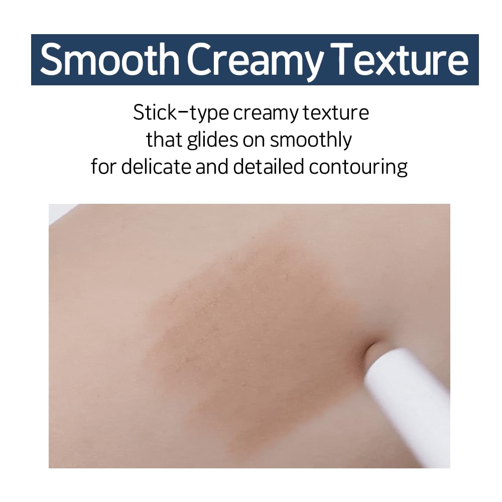 ETUDE Reborn Maker Contour Stick Bronzer - Cool Toned | Naturally Sculpting & Define | Creamy Formula for Seamless Blending | Multi-purpose Contour Stick for face | Korean Makeup, Kbeauty