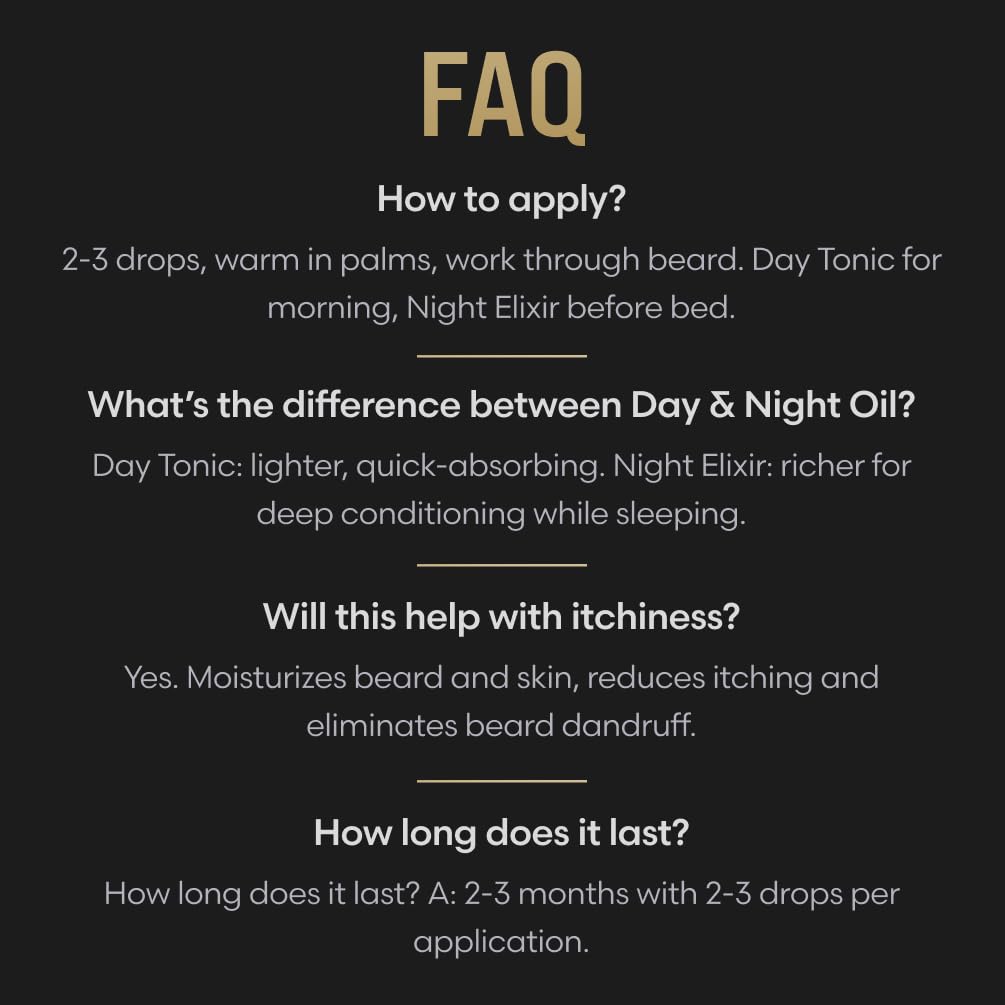 The Beard Struggle Tonic + Elixir Beard Oil Bundle - Platinum Collection - Grooming Beard Oil - Softens, Moisturizers, and Strengthens Beard Growth - Pack of 2, Vanir's Wisdom