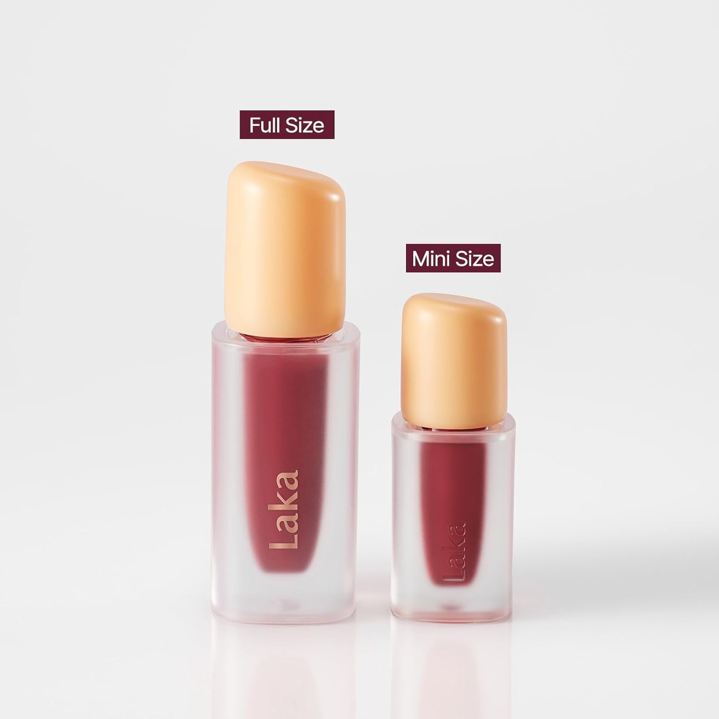 Laka Fruity Glam Lip Tint Mini, Glowing Lip Stain with Wide Color Spectrum, Hydrating & Lightweight Texture, Long-Lasting Bold Stain, Non-Sticky, Vegan, K-Beauty (#119 Dreaming)